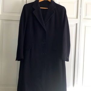 Vintage Women’s Navy Blue Wool Coat